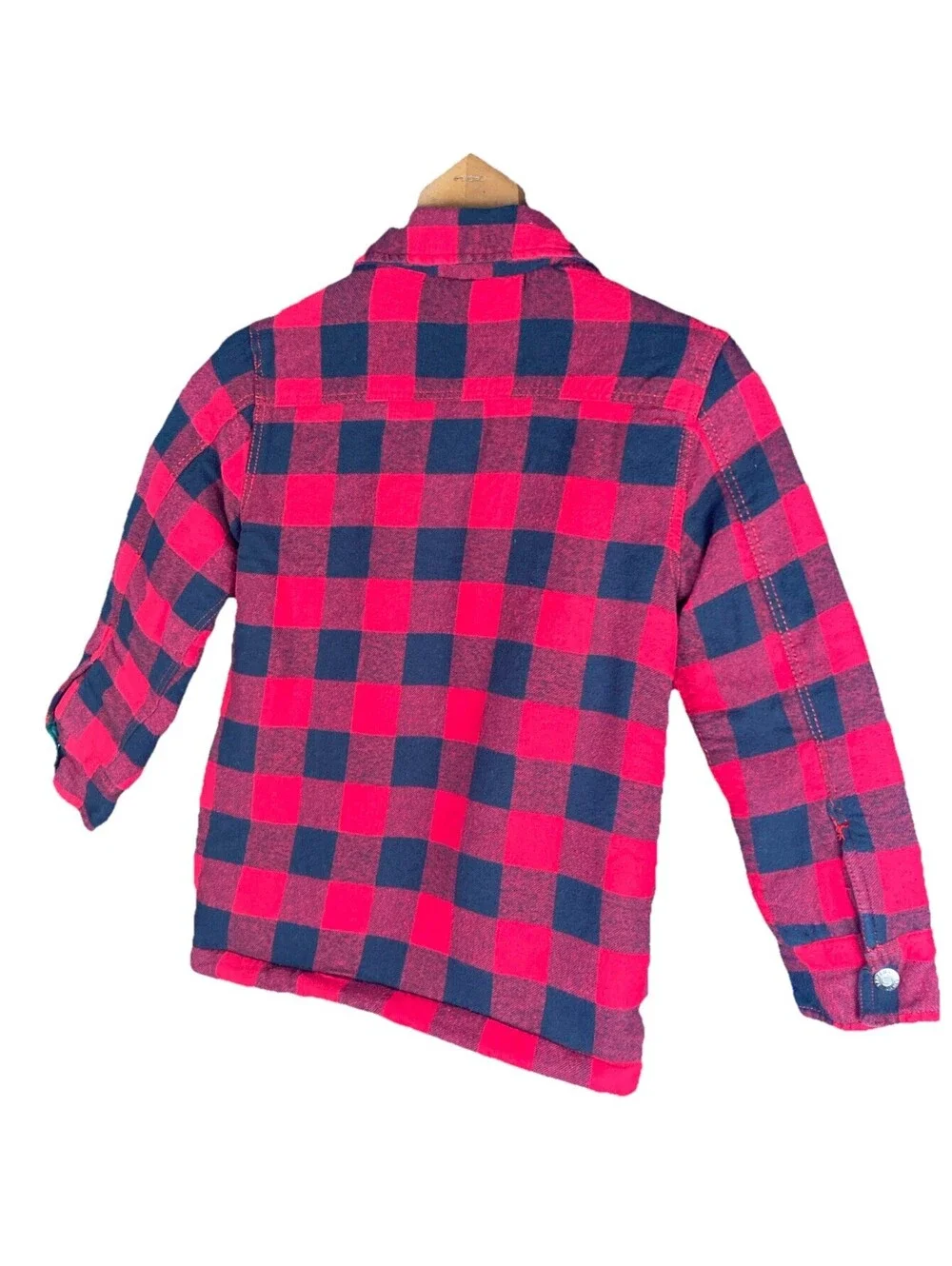 Tommy Bahama Boy’s M 7/8 Buffalo Plaid Sherpa Lined Shacket